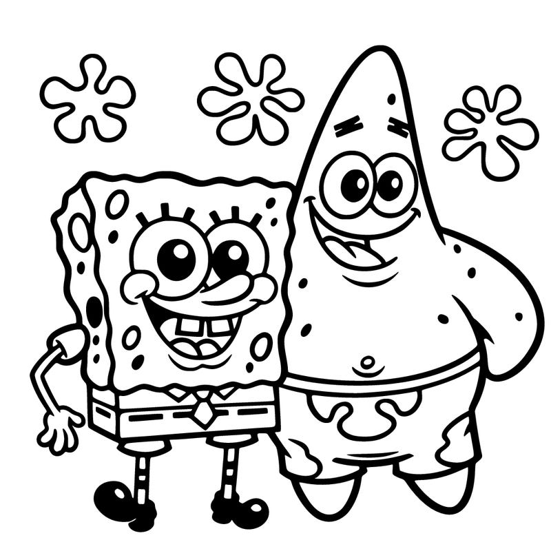 sponge bob with patrick