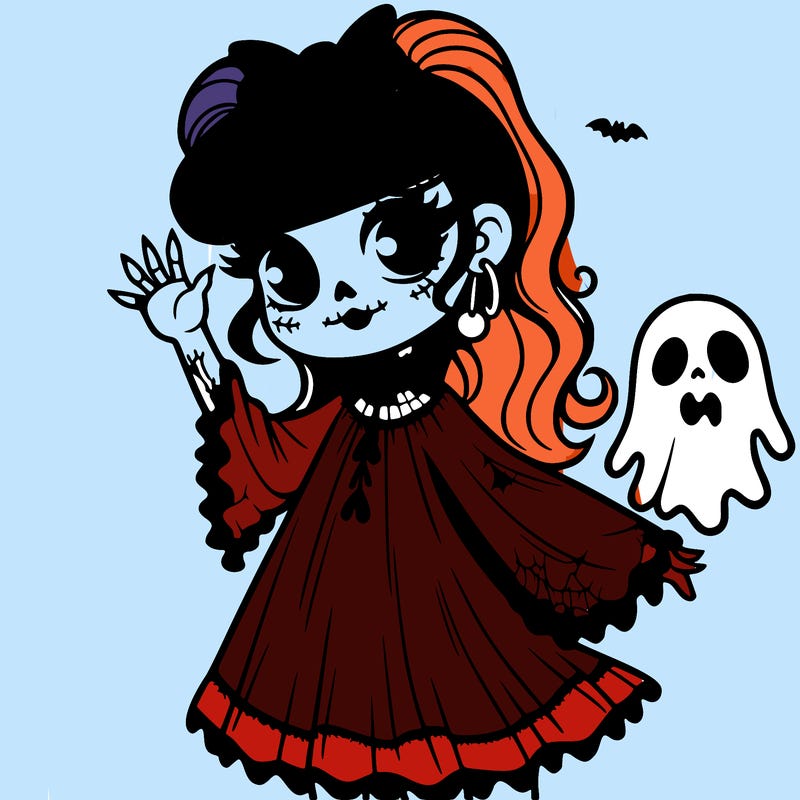 spooky girl