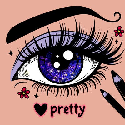 pretty eye