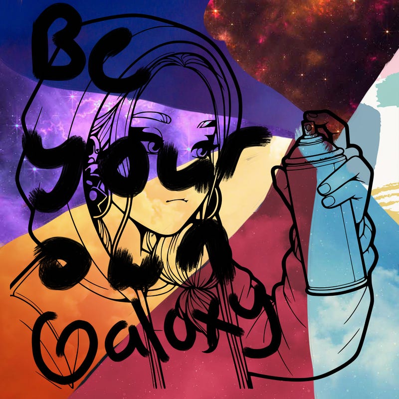 a realistic girl, spray painting