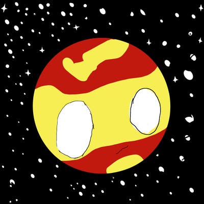 a circle with nothing around it