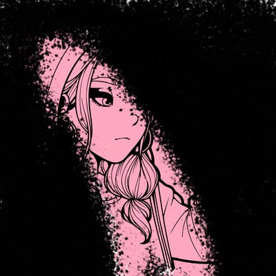 a realistic girl, spray painting