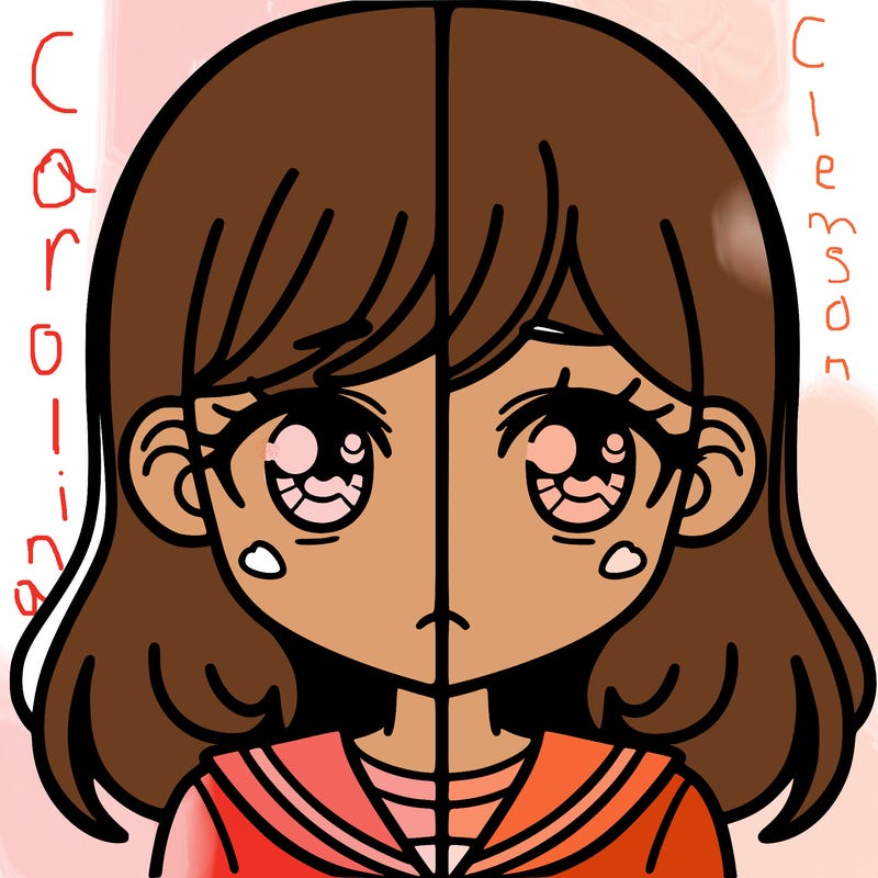 a split of a girl