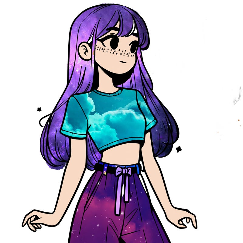 girl in a cute crop top