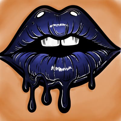lips that look realistic and drip