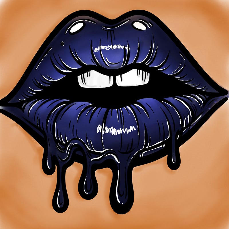 lips that look realistic and drip