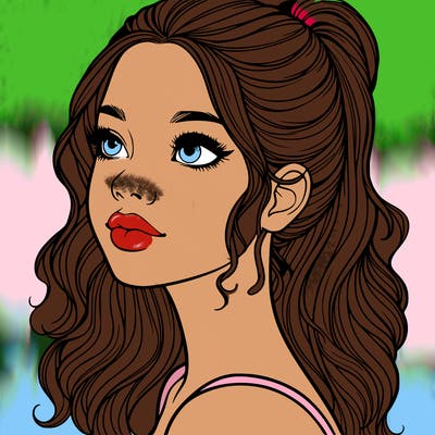 beautiful realistic girl