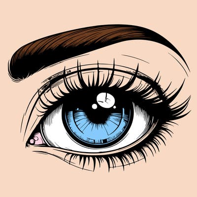 realistic eye