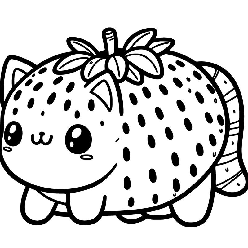 strawberry cat