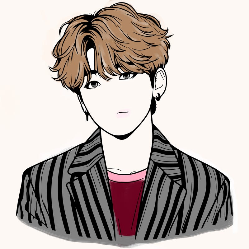 k-pop boy realistic