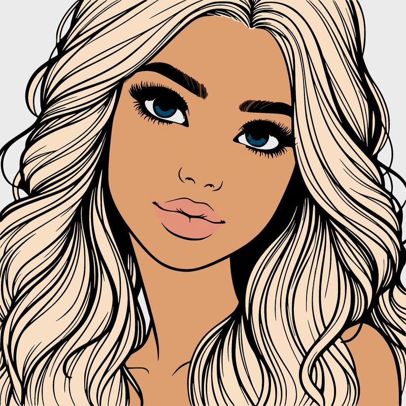 beautiful realistic girl