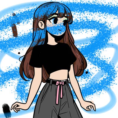 girl in a cute crop top