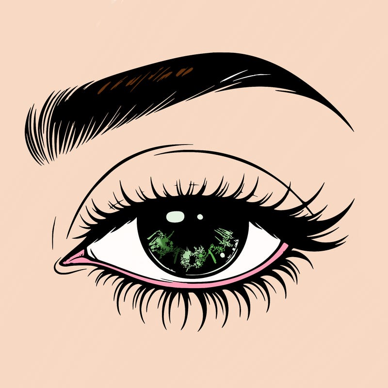 eye closed realistic