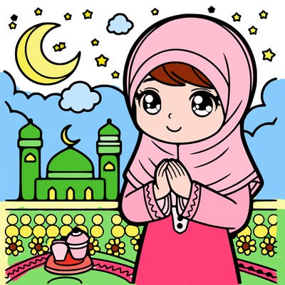 ramadan muslim girl