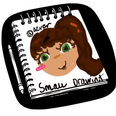a blank sketch pad