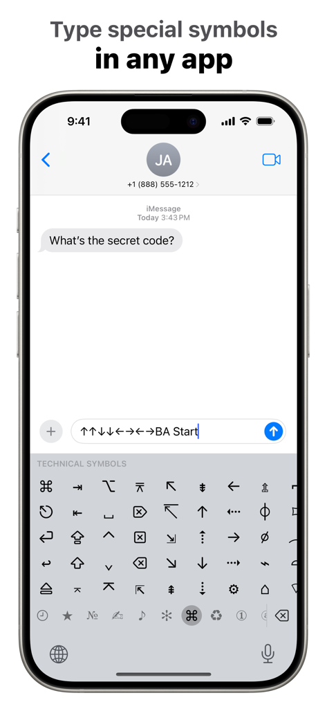 UniChar — Unicode Keyboard - Reference App | MWM