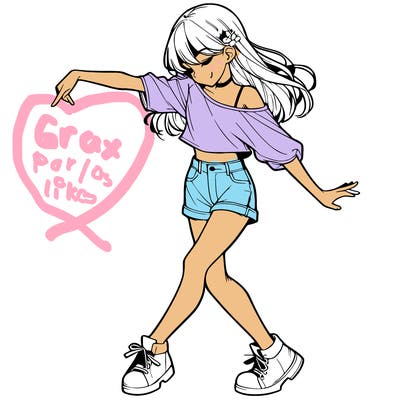 realistic girl danceing