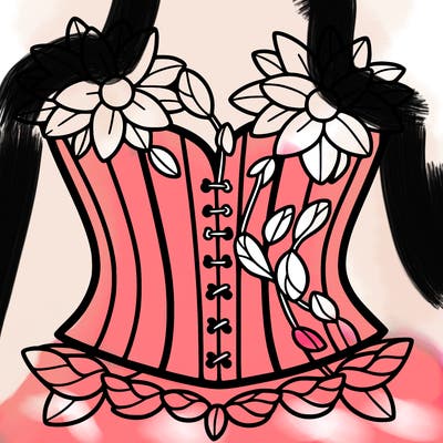 flower corset