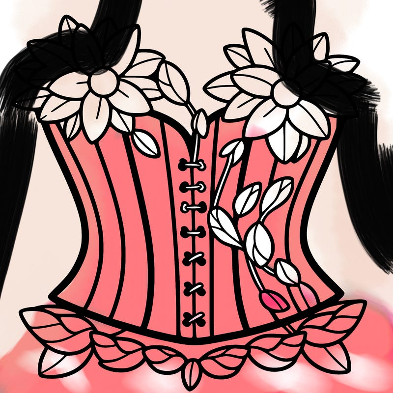 flower corset