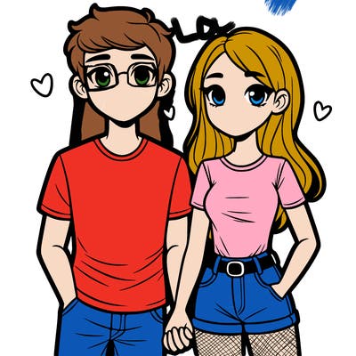 boyfriend and girlfriend