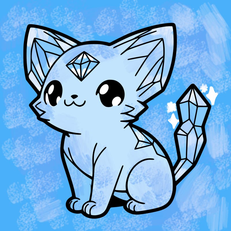 crystal kitten