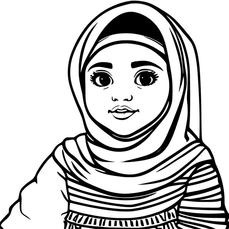 little muslim girl