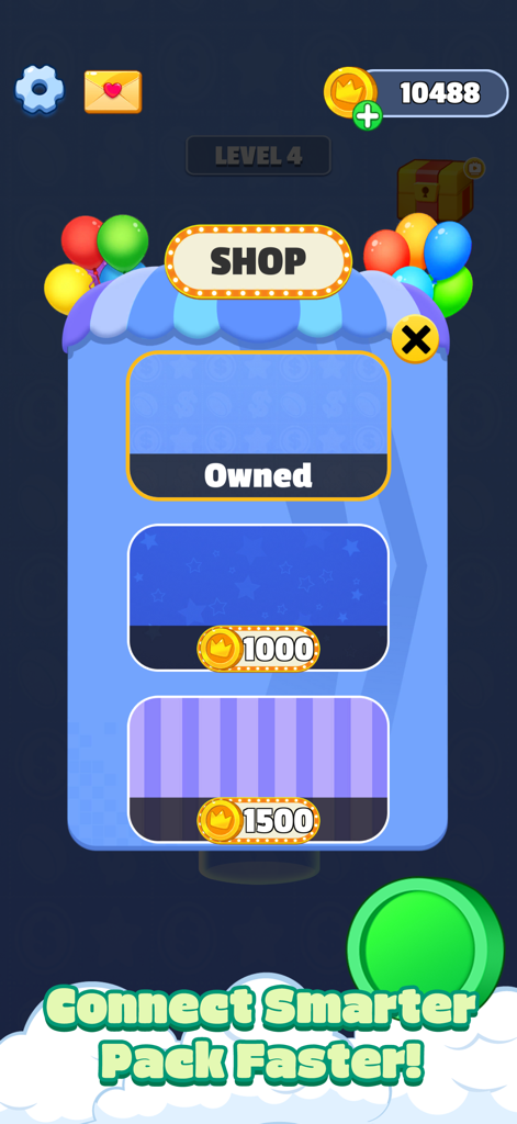 Color Coin Pack - In-game shop interface for Color Coin Pack showing purchasable items and coin balance
