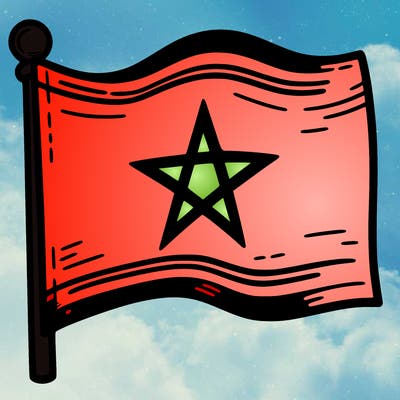 flag of morocco