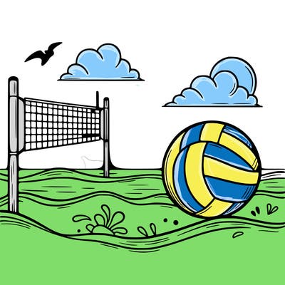 beach volleyball