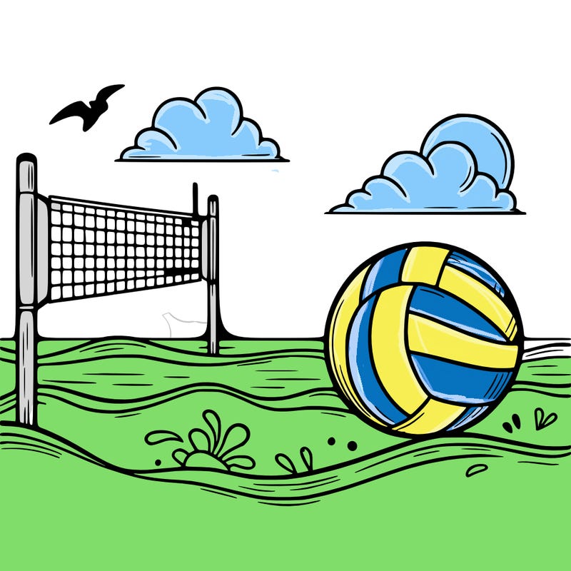 beach volleyball