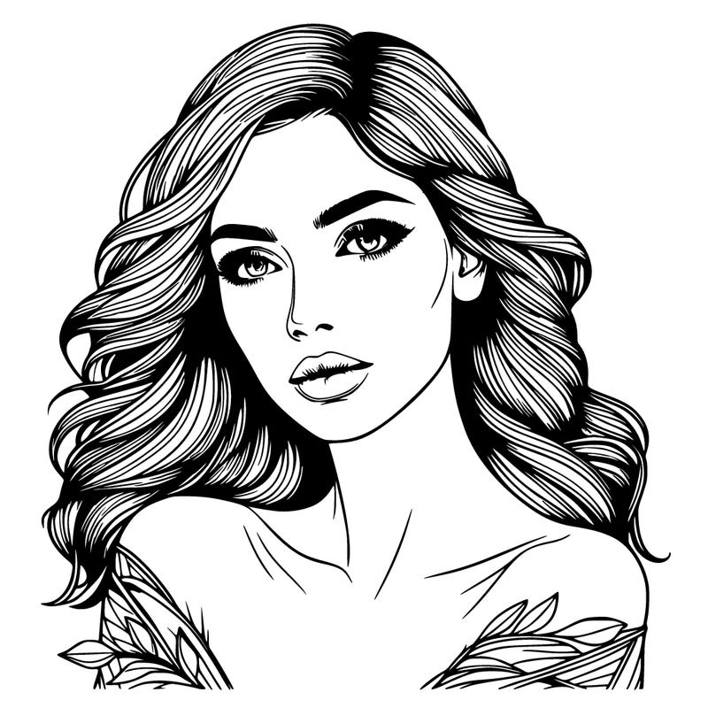 realistic pretty woman