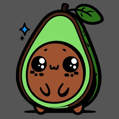 cute avocado