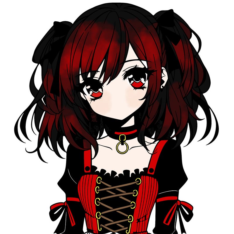 anime goth girl