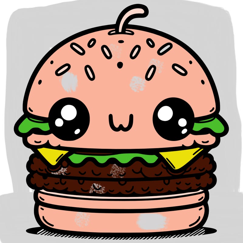 burger cute