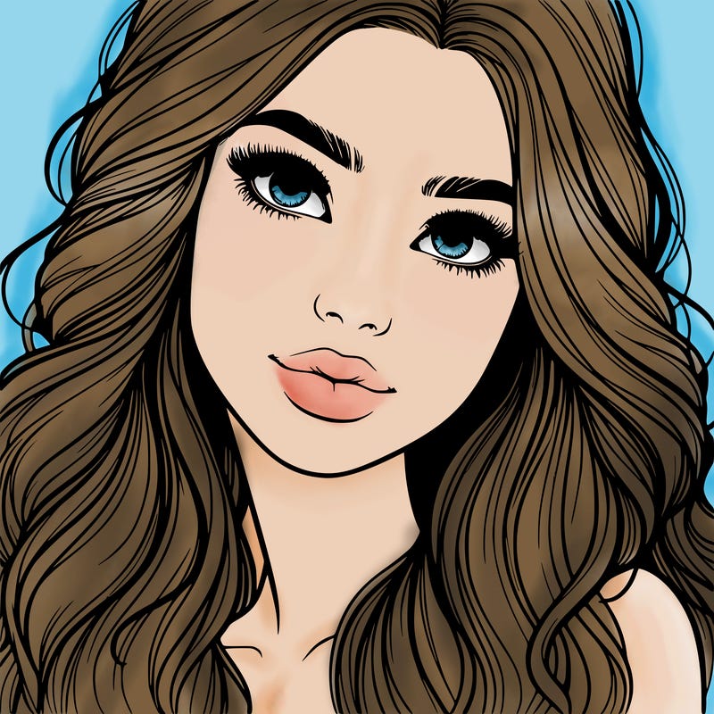 beautiful realistic girl