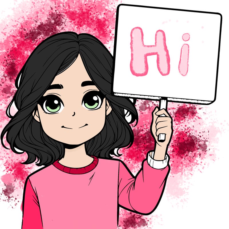 realistic girl holding up a sign