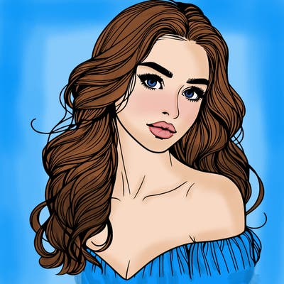 beautiful realistic girl