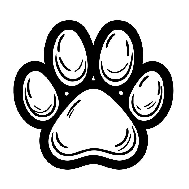 simple paw print