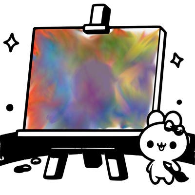 canvas that is ready to be painted on