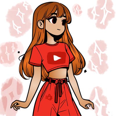girl in a cute crop top