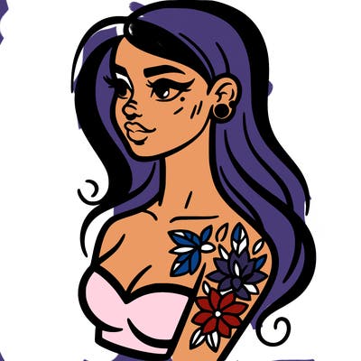 woman tattoo