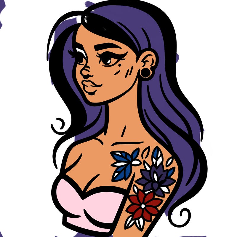 woman tattoo