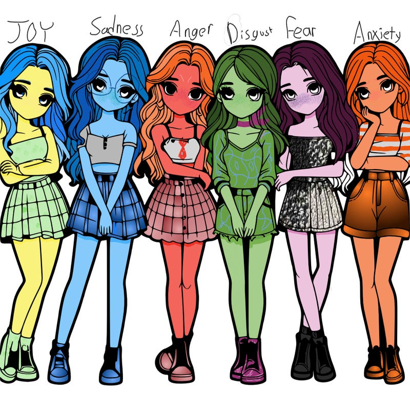 a group of girls realistic