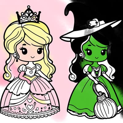 princess as a witch