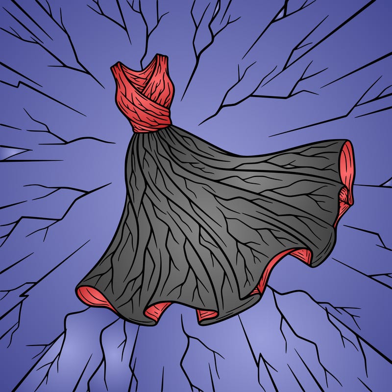 lightening spread
dress