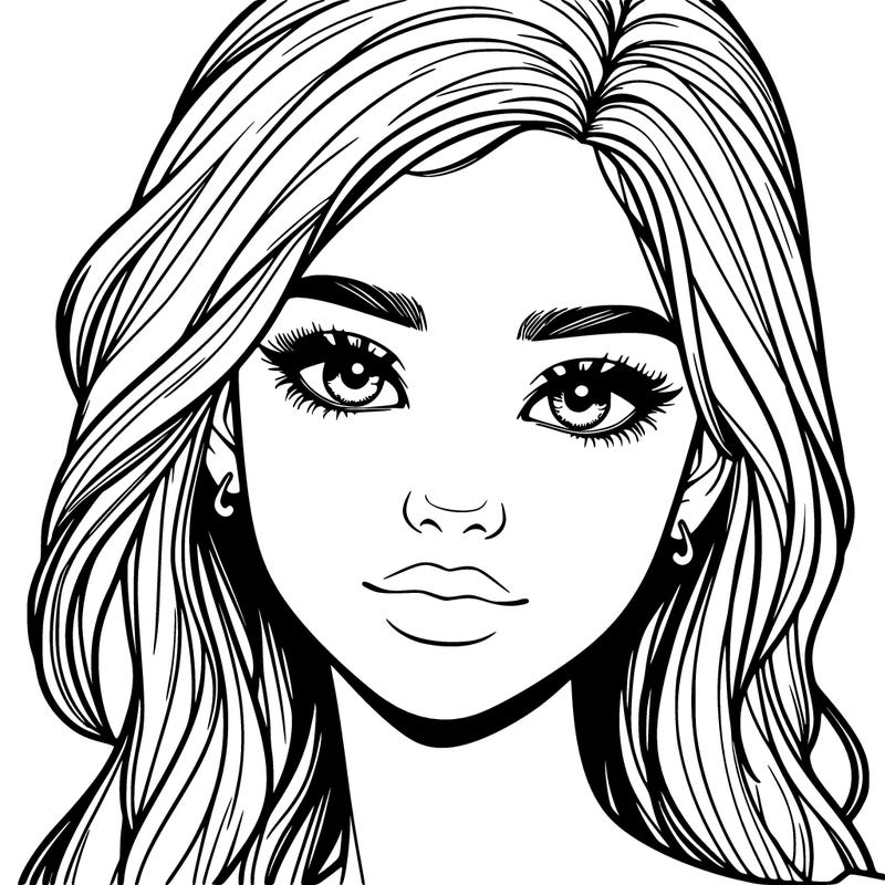 girl with beautiful face and face is realistic but teenager