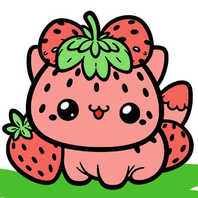 strawberry cat