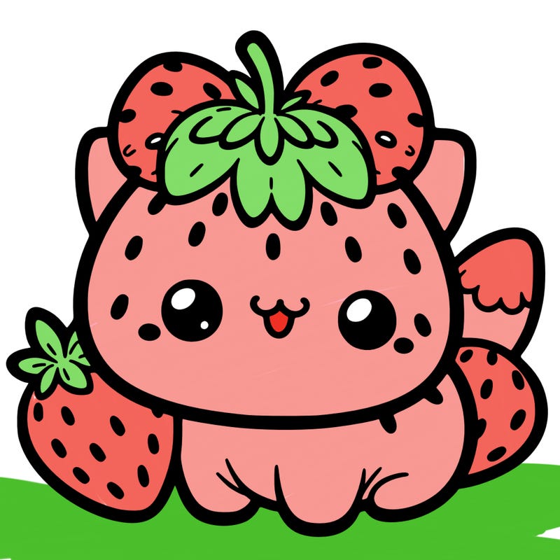 strawberry cat
