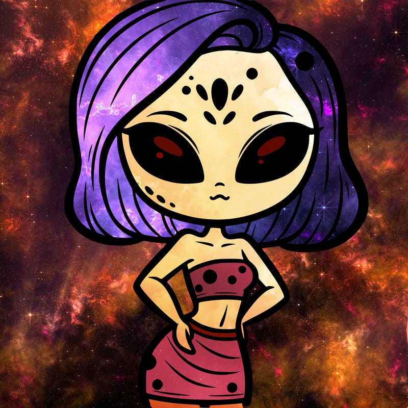 alien girl