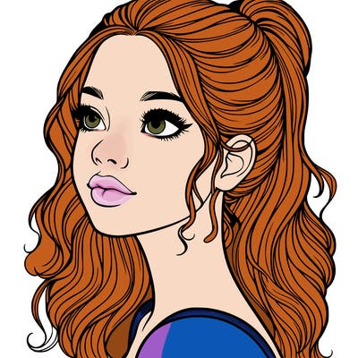 beautiful realistic girl